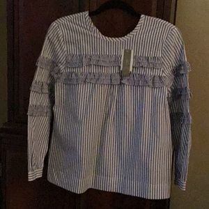 Women’s Jcrew Striped Blouse size 0